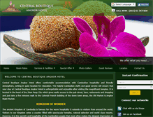 Tablet Screenshot of centralboutiqueangkorhotel.com